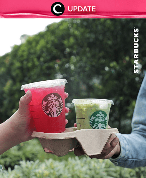 Freshen up your weekend with new drink package from Starbucks, and don't miss out their 2 for 50k for the package that you choose! #dirumahaja with Starbucks! Lihat info lengkapnya pada bagian Premium Section aplikasi Clozette. Bagi yang belum memiliki Clozette App, kamu bisa download di sini https://go.onelink.me/app/clozetteupdates. Jangan lewatkan info seputar acara dan promo dari brand/store lainnya di Updates section.