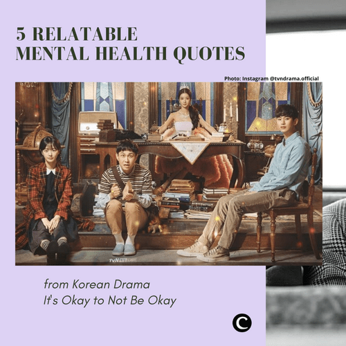 Recalling some heartfelt lines from Korean drama, It's Okay to Not Be Okay. Selain cerita romantis antara Moon Kang Tae dan Ko Moon Young, topik mental health yang diangkat juga menjadi salah satu poin yang membuat drama ini terasa lebih relate.
.
Nggak perlu malu apabila kamu merasakan tanda anxiety atau depresi ya, Clozetters. Share it with your family or friends. Atau, apabila kamu belum siap untuk bercerita, kamu bisa coba beberapa tips hasil pengalaman Clozette Crew Viena saat mengurangi anxiety selama pandemi di artikel berikut http://bit.ly/InsiderAnxiety (link di bio)
.

📷 @tvndrama.official
#ClozetteID #MentalHealth #ItsOkaytoNotBeOkay