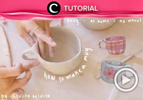 Yang ingin menghabiskan weekend di rumah, kamu bisa isi waktumu dengan membuat pottery seperti ini. Lihat tutorialnya di: https://bit.ly/3nljhOr .Video ini di-share kembali oleh Clozetter @ranialda. Lihat juga tutorial lainnya di Tutorial Section.