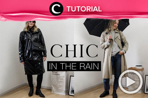 Rainy days can't stop you from being fashionable from head to toe! Intip tutorialnya di: http://bit.ly/3dRBNtq. Video ini di-share kembali oleh Clozetter @salsawibowo. Kamu juga bisa melihat tutorial lainnya di Tutorial Section.