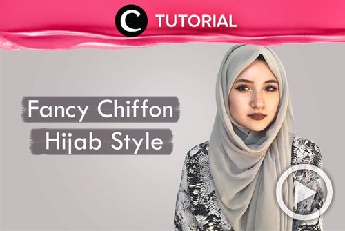 Another way to wear chiffon hijab! Check it out: http://bit.ly/2IKI6hV. Video ini di-share kembali oleh Clozetter @zahirazahra. Lihat juga tutorial updates lainnya di Tutorial Section.