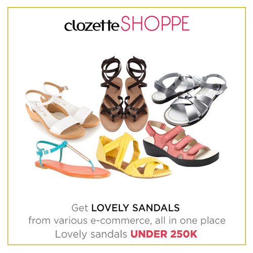Melangkah penuh gaya dengan sandal yang terlihat santai namun tetap stylish. Belanja sandal favorit DI BAWAH 250 ribu dari berbagai e-commerce site via #ClozetteSHOPPE!  http://bit.ly/29OMlb1