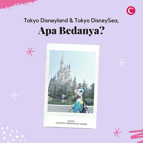 Tokyo Disneyland, atau Tokyo DisneySea? Pertanyaan ini mungkin sering terlintas saat akan pertama kali berlibur ke Jepang. Walaupun sama-sama bertemakan Disney, namun keduanya mempunyai perbedaan yang cukup signifikan, lho. Salah poin yang patut kamu pertimbangkan sebelum memilih adalah preferensi kamu dengan tema Disney klasik, atau Disney dengan sentuhan yang lebih modern. Swipe fotonya untuk lihat perbedaan lainnya, ya.​.​#ClozetteID #ClozetteXCoolJapan #ClozetteIDCoolJapan #Disneyland #TokyoDisneyland #DisneySea #TokyoDisneySea #DisneyJapan #Disney