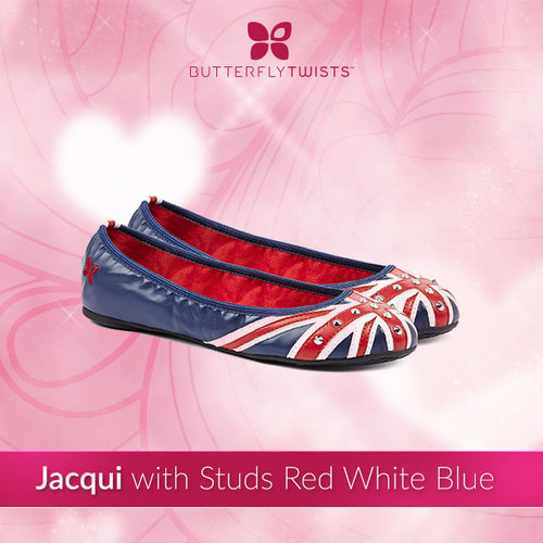 #01 Jacqui with Studs Red White Blue