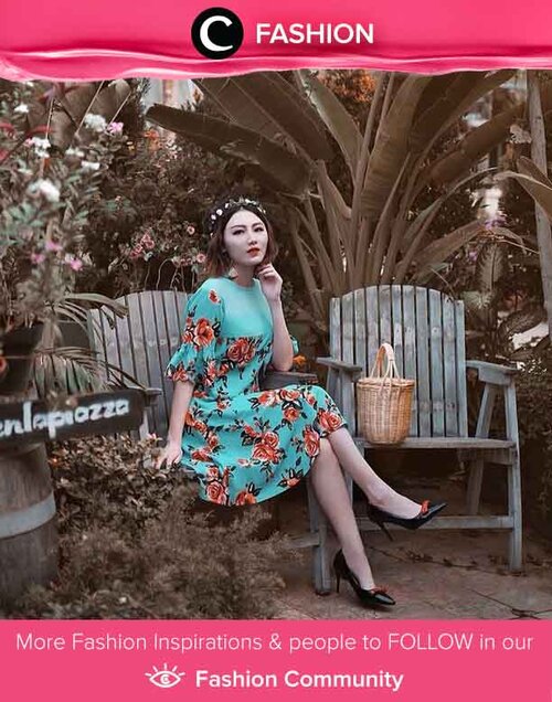 Belum menemukan outfit untuk menikmati musim panas ini? Kamu bisa pakai dress berwarna cerah dengan motif bunga seperti Clozetter @vicisienna. Simak Fashion Update ala clozetters lainnya hari ini di Fashion Community. Yuk, share outfit favorit kamu bersama Clozette.