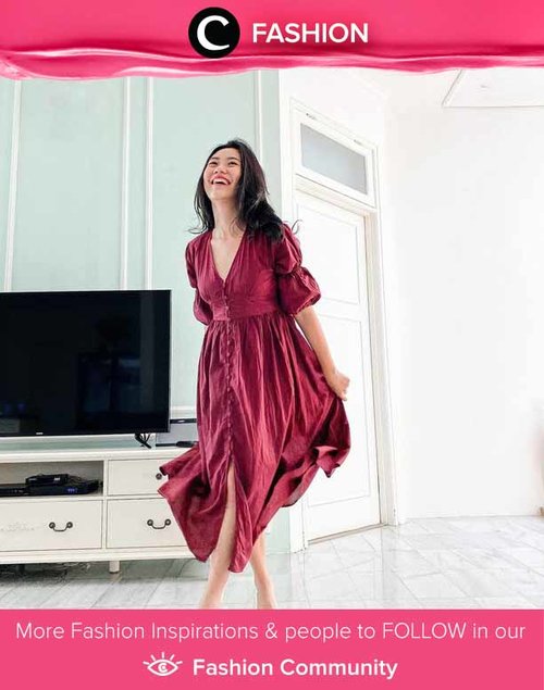 Already on CNY mood? This red dress from Lollie Story will make you feel more gorgeous, even you're not going anywhere. Image shared by Clozette Ambassador @wynneprasetyo. Simak Fashion Update ala clozetters lainnya hari ini di Fashion Community. Yuk, share outfit favorit kamu bersama Clozette.