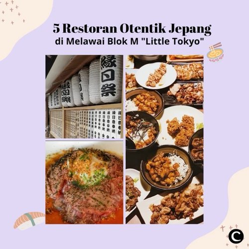 Mampir ke kawasan Melawai, Blok M, yuk! Kamu akan menemukan "Little Tokyo" disana. Dijuluki dengan nama tersebut karena terdapat banyak restoran, tempat hiburan hingga supermarket yang mengadaptasi budaya jepang. Kali ini, Clozette Crew akan merekomendasikan 5 tempat makan otentik Jepang di kawasan "Little Tokyo", Melawai, Blok M, Jakarta yang patut kamu kunjungi terutama untuk pecinta kuliner Jepang, nih! Yuk, simak videonya✨📷 @yukimelawai @nok.uy @jktfoodbang @chibicancan @makanyuuq @fahmiewww @denadiputra @astisoehoed #ClozetteID #ClozetteIDVideo #ClozetteXCoolJapan #ClozetteIDCoolJapan