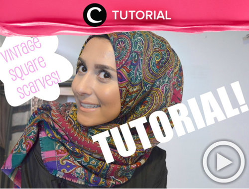 Punya hijab bermotif? Kamu bisa mewujudkan gaya vintage dengan hijab motif kesayanganmu. Yuk, cek tutorialnya di sini http://bit.ly/2qGC2eM. Video ini di-share kembali oleh Clozetter: @shafirasyahnaz. Cek Tutorial Updates lainnya pada Tutorial Section.