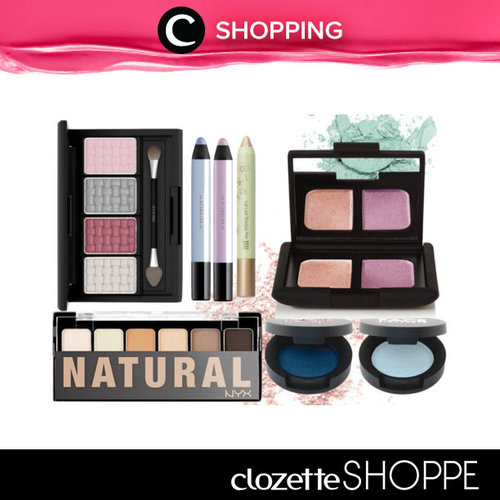 Tren make up di musim panas kali ini adalah dewy skin. Pilih eye shadow berwarna netral dan lembut seperti soft pink dan nude. Find your favorite eyeshadow at #ClozetteSHOPPE!  http://bit.ly/1Z1wiax