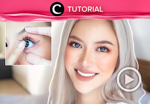 Masih sering kesulitan memasang dan melepas lensa kontakmu? Coba ikuti tips dan trik memakai softlens berikut ini, yuk! : https://bit.ly/3du8vxd. Video ini di-share kembali oleh Clozetter @ranialda. Lihat juga tutorial lainnya yang ada di Tutorial Section.
