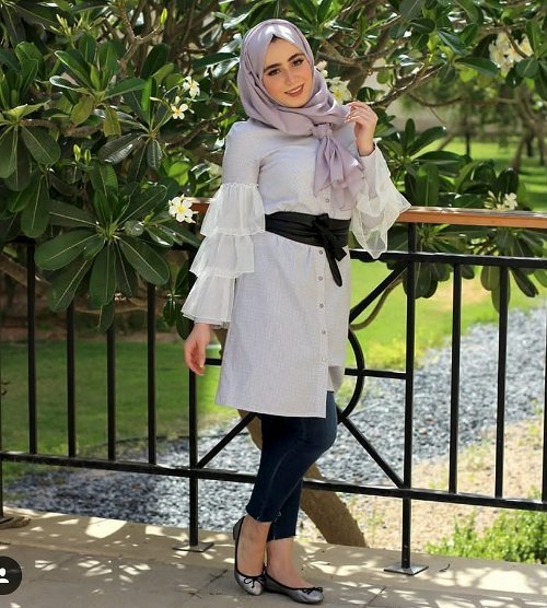 Fun and Colorful hijab outfits | | Just Trendy Girls