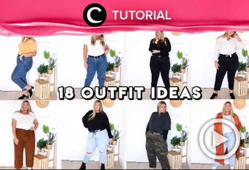 18 outfit ideas for plus-sizes: http://bit.ly/2Np5Yge. Video ini di-share kembali oleh Clozetter @kamiliasari. Lihat juga tutorial lainnya di Tutorial Section.