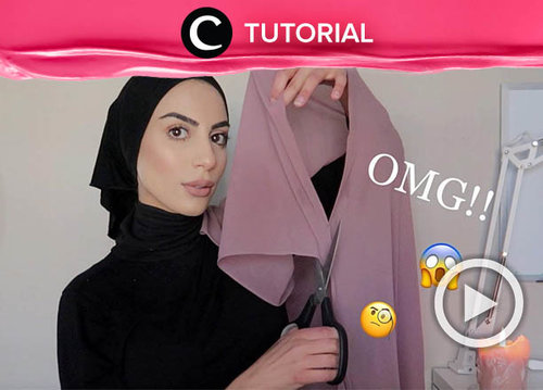 Hijab instan seperti ini ternyata mudah sekali digunakan. Intip caranya di: http://bit.ly/3ad3ckk. Video ini di-share kembali oleh Clozetter @saniaalatas. Lihat juga video menarik lainnya di Tutorial Section.