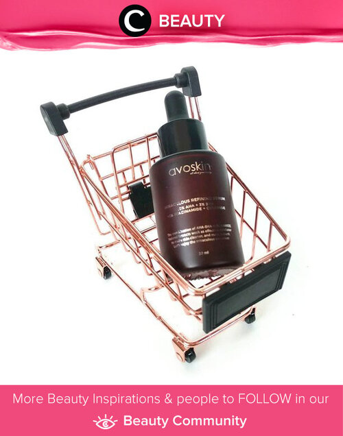 Serum mengandung AHA dan BHA membuatmu takut mengalami purging atau menyebabkan kemerahan pada kulit? Tenang, Clozetters, serum keluaran Avoskin ini terasa nyaman, lho. Clozetter @IndiraWulandari juga sudah membuktikannya. Simak Beauty Update ala clozetters lainnya hari ini di Beauty Community. Yuk, share juga beauty product favoritmu bersama Clozette.