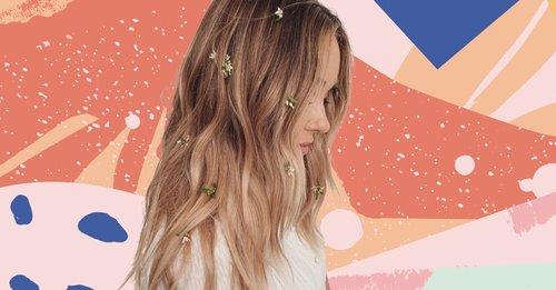 Lauren Conrad speckled her long hair with fresh blooms for spring and it's sparking serious joy