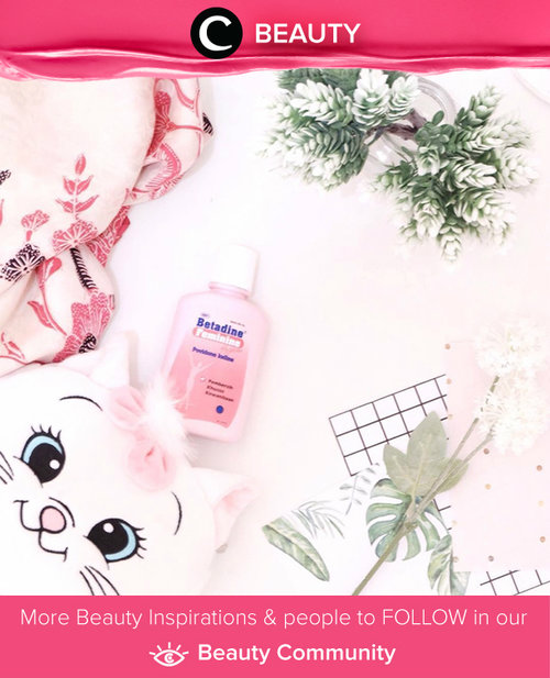 As a woman, we surely need to know how to take a proper care of our special part, Miss V. If you ever had some problem down there, here's Star Clozetter Ghina recent fav product: Betadine Feminine Hygiene. Simak Beauty Updates ala clozetters lainnya hari ini di Beauty Community. Image shared by Star Clozetter @ghinaaulia. Yuk, share beauty product andalan kamu.