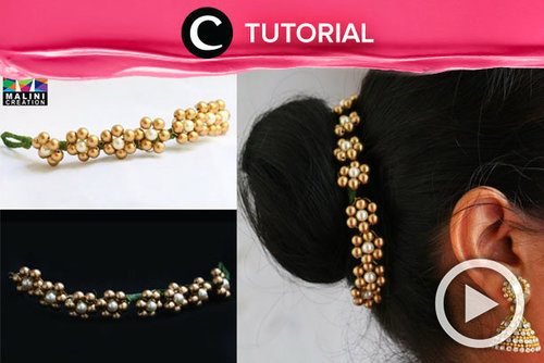 Ingin aksesoris rambutmu lebih cantik dengan pearls seperti ini? Buat sendiri, yuk. Tonton DIY-nya di: http://bit.ly/2EKa2jb . Video ini di-share kembali oleh Clozetter @ranialda. Tonton juga tutorial lainnya di Tutorial Section.