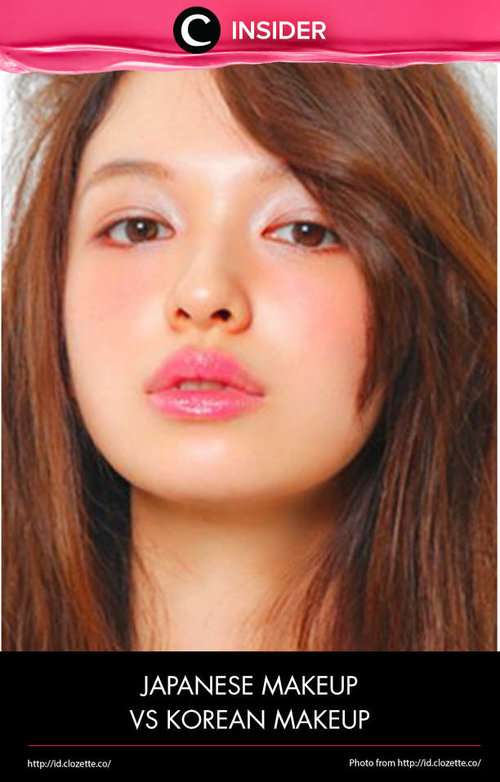 Sama-sama Asia dan identik dengan gaya natural tak membuat gaya makeup Jepang dan Korea terlihat sama! Clozette telah mengulas perbedaannya di sini http://bit.ly/1UApeTz. Simak juga artikel menarik lainnya di http://bit.ly/ClozetteInsider