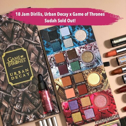 Penggemar @gameofthrones sepertinya memang sudah nggak sabar menunggu koleksi #UrbanDecayxGameOfThrones, karena baru 1 hari dirilis secara ekslusif di website @urbandecaycosmetics, koleksi ini langsung sold out!.Belum ada kabar apakah Urban Decay akan melalukan restock di web mereka, namun antusiasme yang besar membuat pihak Urban Decay memajukan jadwal rilis koleksi ini di offline store dari jadwal 2 Mei, menjadi 15 April yaitu hari ini!.📷 @futilitiesmore #ClozetteID #urbandecaygot #urbandecay