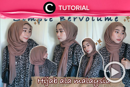 Gaya hijab ala selebgram Malaysia ini cocok dikenakan untuk beragam kegiatan virtual di bulan Ramadan nanti: https://bit.ly/3sN3qYZ. Video ini di-share kembali oleh Clozetter @saniaalatas. Lihat juga tutorial lainnya di Tutorial Section.