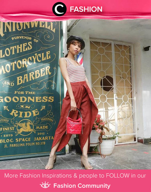 Clozetter @isnadani shows us her weekend style. Happy weekend, Clozetters! Simak Fashion Update ala clozetters lainnya hari ini di Fashion Community. Yuk, share outfit favorit kamu bersama Clozette.
