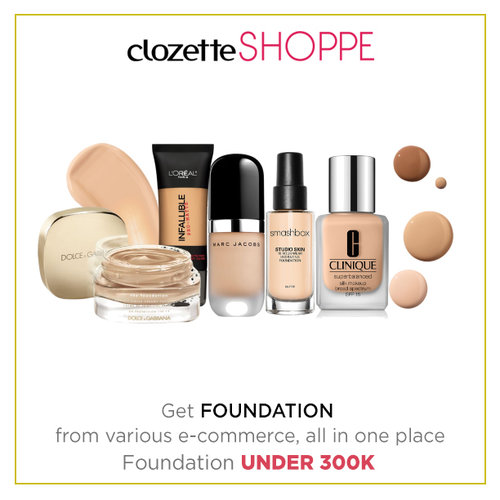 You don't have to be a makeup pro to fake perfect skin. Just use foundation. Find the best foundation for your skin UNDER 300K from various ecommerce site via #ClozetteSHOPPE!  http://bit.ly/2d41sx4