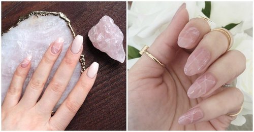 11 Rose Quartz Manicures We Can’t Stop Staring At