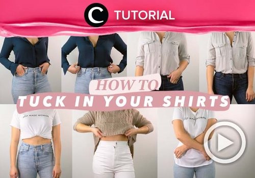How to tuck in your shirt properly: https://bit.ly/3F5zw8D. Video ini di-share kembali oleh Clozetter @kyriaa. Lihat juga tutorial lainnya di Tutorial Section.