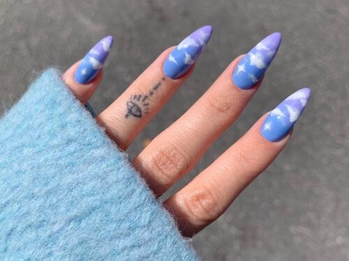 Best Cloud Nail Art Ideas   