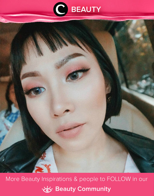 Pink sakura eye makeup. Simak Beauty Updates ala clozetters lainnya hari ini di Beauty Community. Image shared by Clozette Ambassador @bebelicious. Yuk, share beauty product andalan kamu.