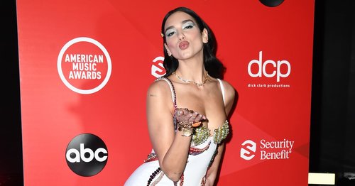 We'll Spare You the Little Mermaid Puns, but Dua Lipa Wore a Playful Starfish Dress to the AMAs