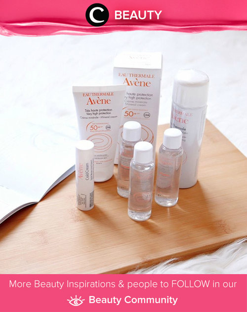 Having a problem for sensitive skin? You can try all these products from Avene. Simak Beauty Updates ala clozetters lainnya hari ini di Beauty Community. Image shared by Star Clozetter: @nadyacecillia. Yuk, share beauty product andalan kamu.