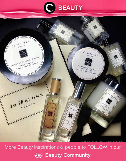 Tak perlu jastip lagi, brand fragrance asal Inggris Jo Malone kini membuka butik pertamanya di Plaza Indonesia. Sudah sempat mampir? Simak Beauty Updates ala clozetters lainnya hari ini di Beauty Community. Image shared by Clozette Ambassador @fanny_blackrose. Yuk, share juga beauty product favoritmu.