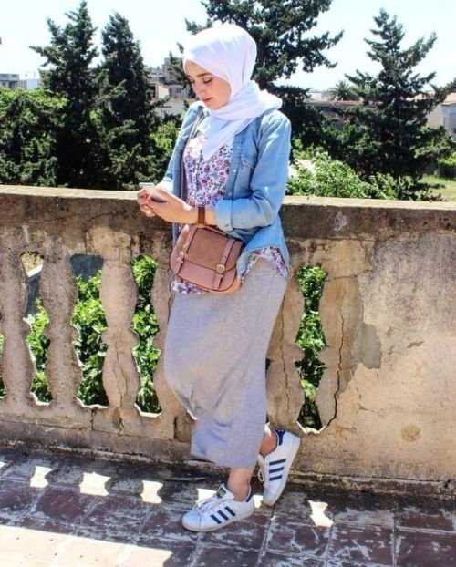 Pre spring hijab fashion looks – Just Trendy Girls