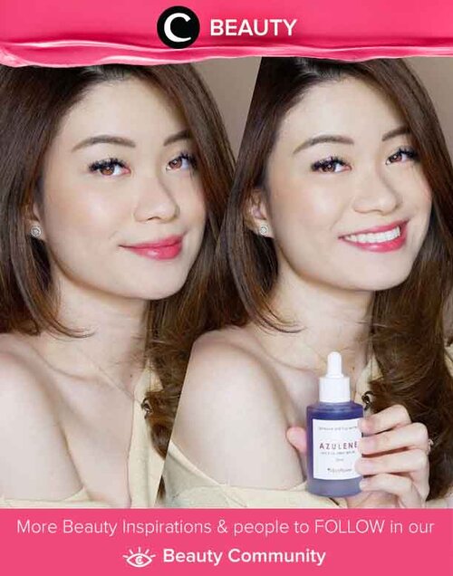 Clozetter @abnergailorraine mencoba serum Azulene Daily Calming Serum dari Bellflower selama sebulan dan terbukti dapat menenangkan kulitnya yang sensitif! Simak Beauty Update ala clozetters lainnya hari ini di Beauty Community. Yuk, share juga beauty product favoritmu bersama Clozette