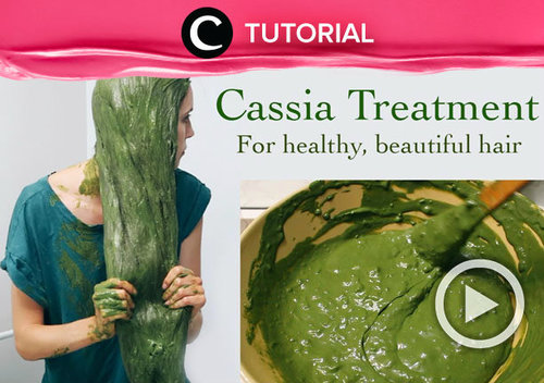 Cassia ternyata sangat bermanfaat untuk pertumbuhan rambutmu, lho. Yuk, buat hair mask Cassia sendiri. Intip tutorialnya di: http://bit.ly/2GTeSy3 . Video ini di-share kembali oleh Clozetter @aquagurl. Tonton juga tutorial lainnya di Tutorial Section.