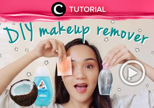 Making your own makeup remover at home? Check out this video for more: https://bit.ly/3eaXYqT. Video ini di-share kembali oleh Clozetter @ranialda. Lihat juga tutorial lainnya yang ada di Tutorial Section.