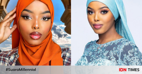 Berbalut Hijab, 9 Potret Menawan Miss World Somalia 2021 Khadija Omar