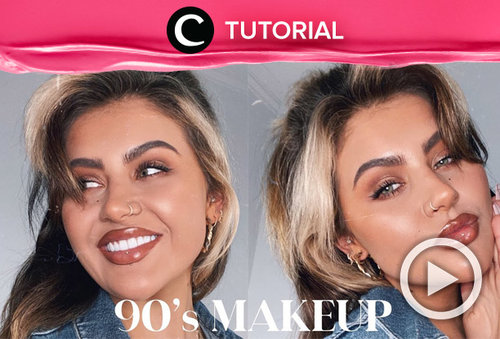 90's makeup check! See the tutorial here: https://bit.ly/36DNY81. Video ini di-share kembali oleh Clozetter @zahirazahra. Intip juga tutorial lainnya di Tutorial Section.