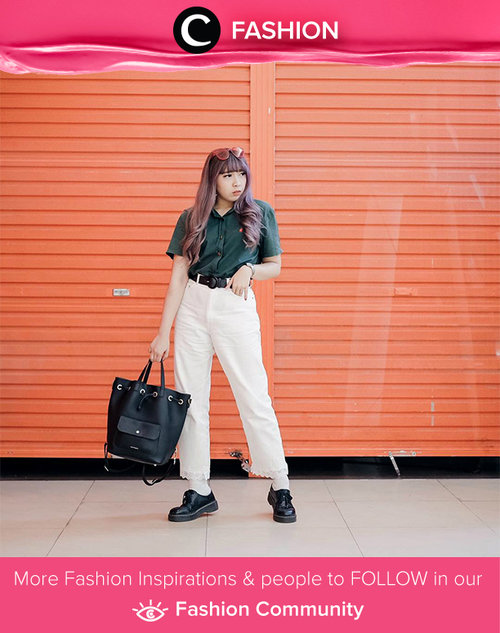 White pants is so chic and voguish staple that is extremely versatile for wearing with casual and semi-formal outfits. Simak Fashion Update ala clozetters lainnya hari ini di Fashion Community. Image shared by Clozetter @yunitaelisabeth91. Yuk, share outfit favorit kamu bersama Clozette.