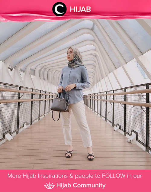 Weekend is here! Untuk tampilan santai yang elegan, kamu bisa meniru outfit Clozetter @nabilaaz yang memadupadan warna-warna netral dengan patterned hijab yang cantik. Simak inspirasi gaya Hijab dari para Clozetters hari ini di Hijab Community. Yuk, share juga gaya hijab andalan kamu.