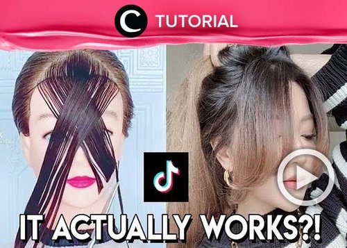 Ingin meniru cara styling rambut yang sedang viral di TikTok? Cek video berikut ini, yuk: https://bit.ly/3dw3mrd. Video ini di-share kembali oleh Clozetter @aquagurl. Lihat juga tutorial lainnya di Tutorial Section.