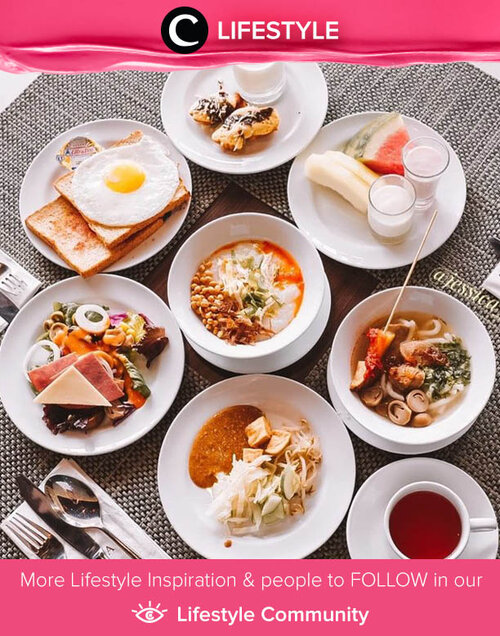 Breakfast situation at Mezzanine Resto, Atria Hotel Serpong. Yum! Image shared by Clozette Ambassador @jessicasisy. Simak Lifestyle Update ala clozetters lainnya hari ini di Lifestyle Community. Yuk, share momen favoritmu bersama Clozette.