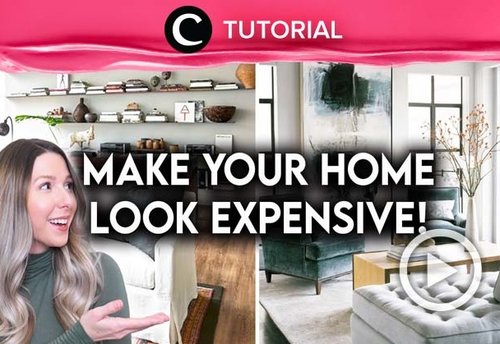 10 ways to make your home look more expensive: https://bit.ly/3jcO3XF. Video ini di-share kembali oleh Clozetter @salsawibowo. Lihat juga tutorial lainnya di Tutorial Section.