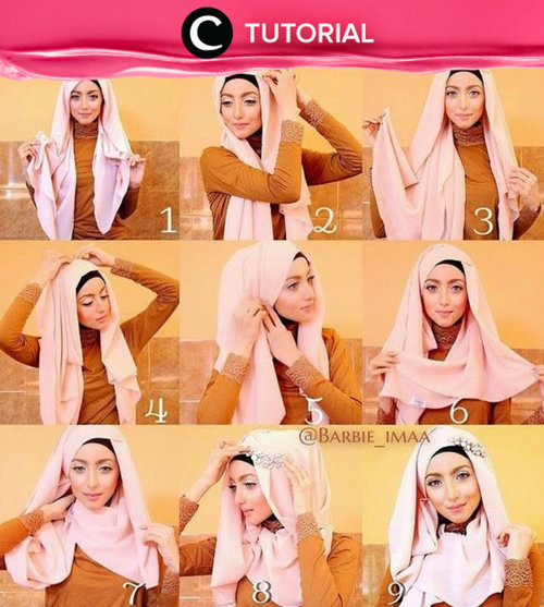 Sematkan headpiece pada hijabmu untuk tampil lebih elegan http://bit.ly/2j3wwzN. Foto ini di-share kembali oleh Clozetter: shafirasyahnaz. Cek Tutorial Updates lainnya pada Tutorial Section.
