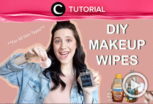 DIY makeup wipes for all skin types: https://bit.ly/3f0tx8I. Video ini di-share kembali oleh Clozetter @ranialda. Lihat juga tutorial lainnya di Tutorial Section.