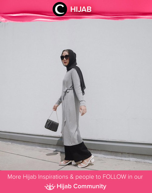 Neutral-toned Friday! Image shared by Clozetter @nabilaaz. Simak inspirasi gaya Hijab dari para Clozetters hari ini di Hijab Community. Yuk, share juga gaya hijab andalan kamu.