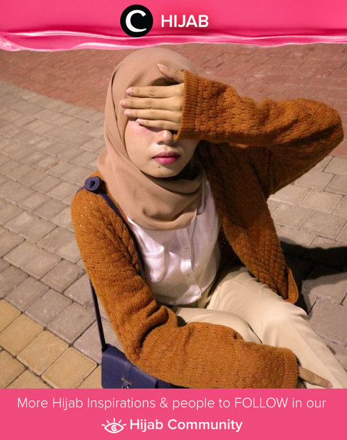 Morning, Clozetters! What about wearing earth tones this Friday? Simak inspirasi gaya Hijab dari para Clozetters hari ini di Hijab Community. Image shared by Clozetter @phirlyv. Yuk, share juga gaya hijab andalan kamu.  