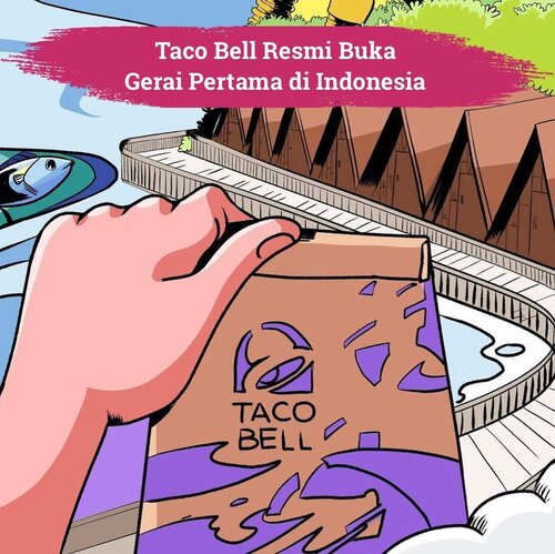 The wait is over! Taco Bell telah membuka gerai pertama di Indonesia di kawasan Senopati, Jakarta Selatan. Selain menyajikan makanan yang khas, Taco Bell Indonesia akan menjadi tempat yang nyaman dan menyenangkan untuk berkumpul bersama teman dan keluarga. Kabarnya akan dibuka untuk umum pada tanggal 18 desember 2020 nanti, lho Clozetters!📷@tacobellid#ClozetteID