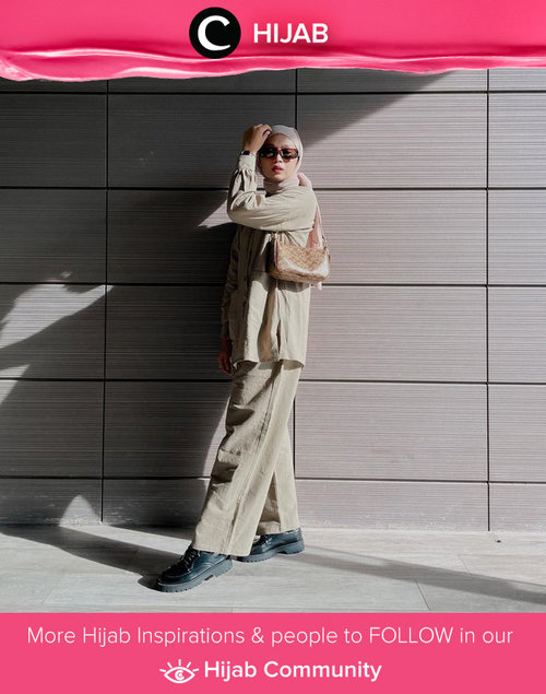 Clozette Crew @astrityas lookin' good and comfy in this neutral set. Simak inspirasi gaya Hijab dari para Clozetters hari ini di Hijab Community. Yuk, share juga gaya hijab andalan kamu.
